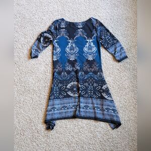 Reborn Tunic Teal and Black